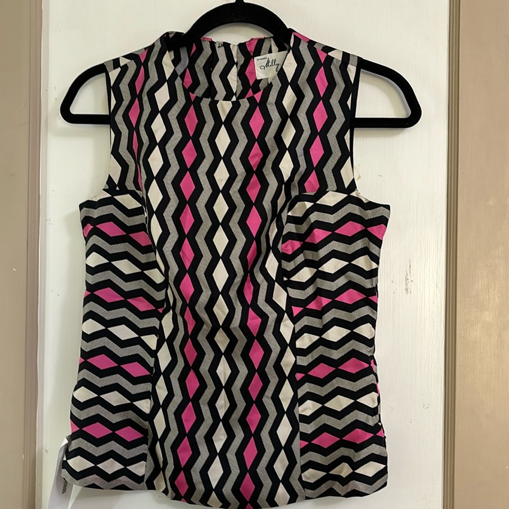 Milly of New York 100% silk top 2